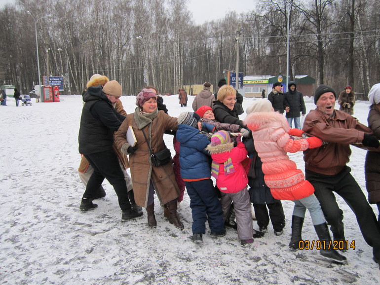 Новый год в Измайловском парке.