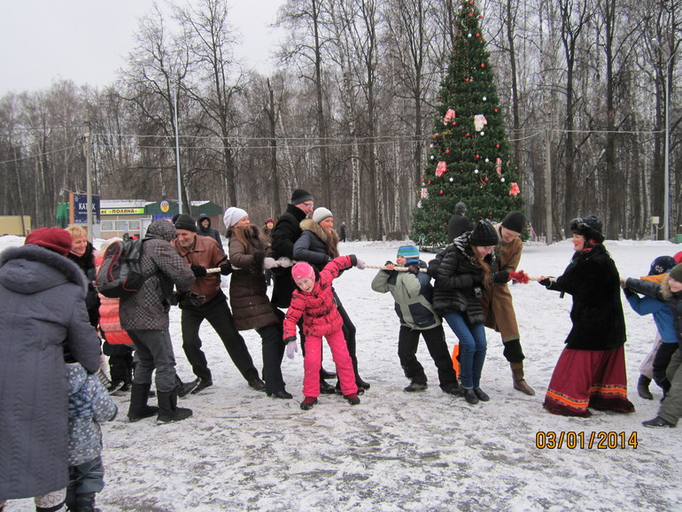 Новый год в Измайловском парке.