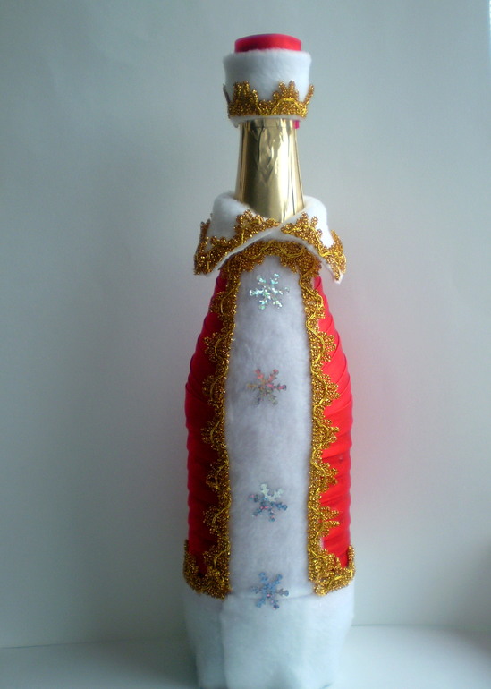 Декор новогоднего шампанского