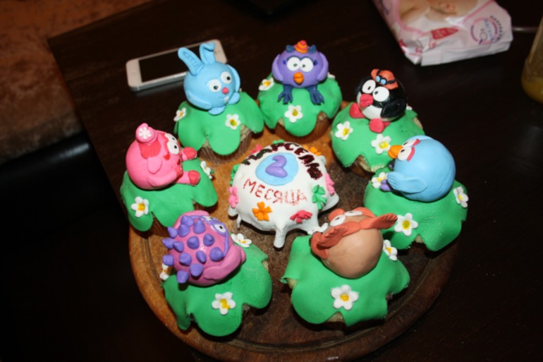 Капкейки "Смешарики"