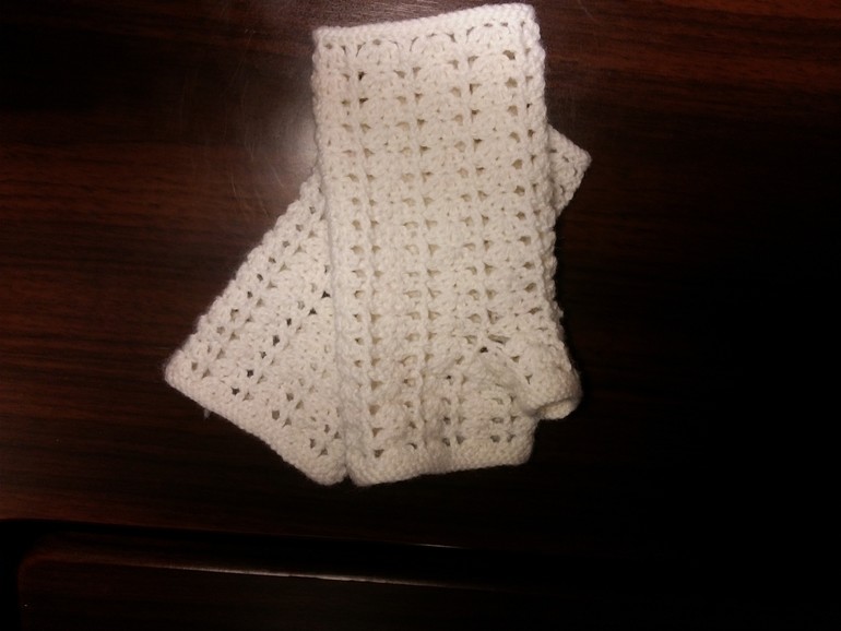 мои первые митенки:)