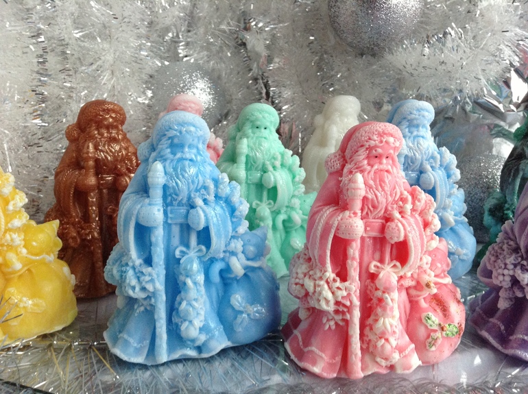 Дед Мороз. Сувенирное мыло