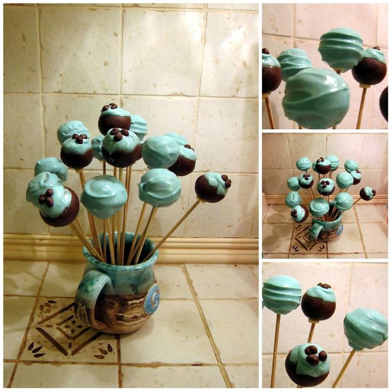 Кейк-попсы. Опытные образцы :)