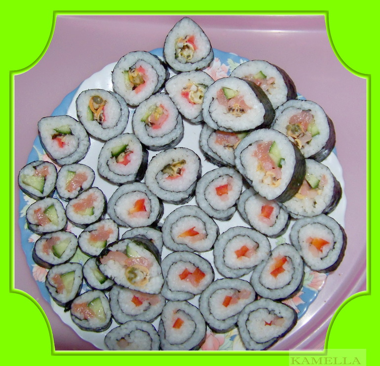 Наши первые роллы