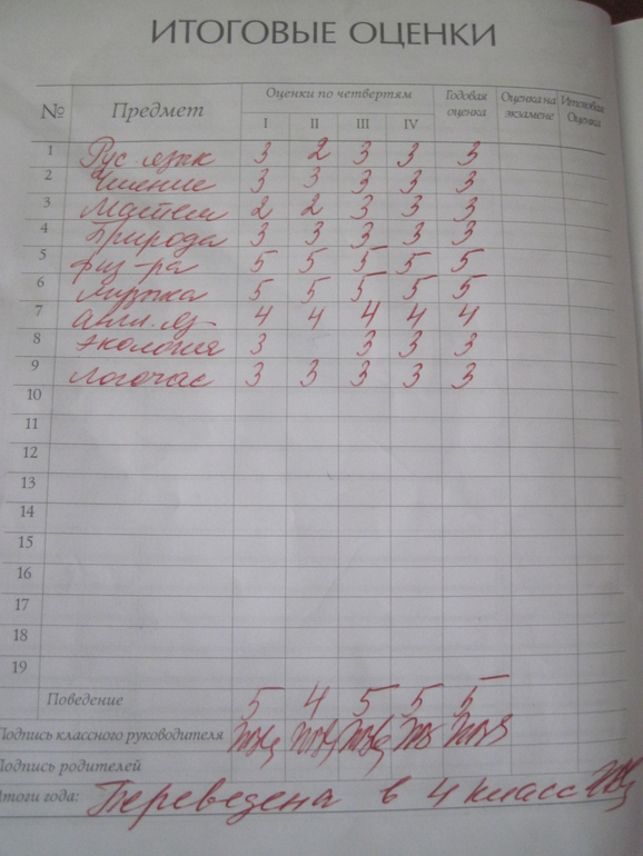 Результаты года