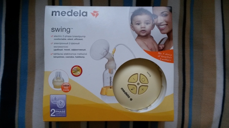 Продаю Новый Электронный двухфазный молокоотсос Medela Swing +смартсоска кальма 5000р.