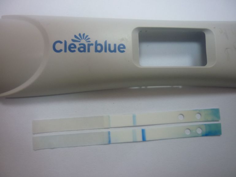 Clear Blue....положительный и разобранный!!!!!!!!под кат