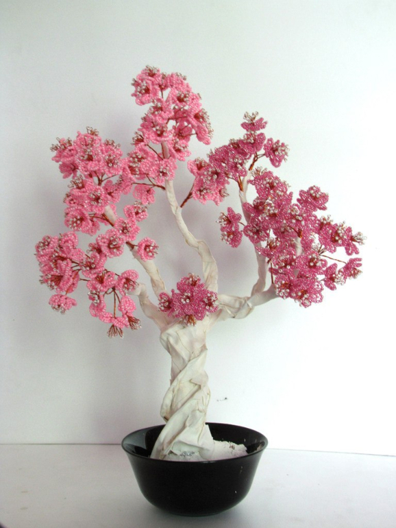 Мастер-класс - Сакура из бисера