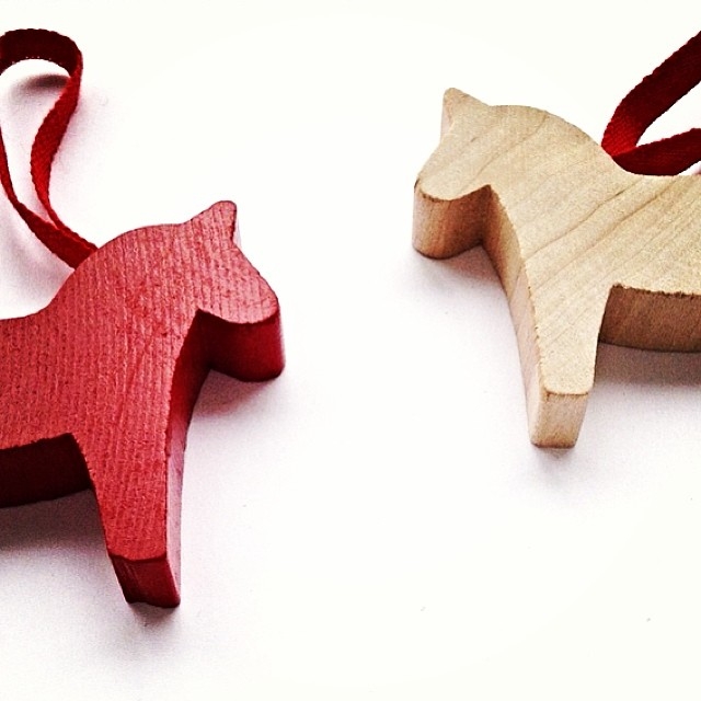 Про символ года. Скандинавская лошадка Dala Horse