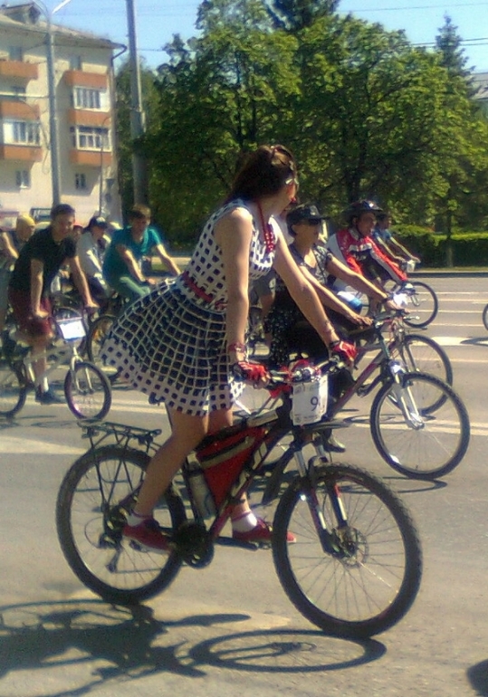 День 1000 велосипедистов в Уфе