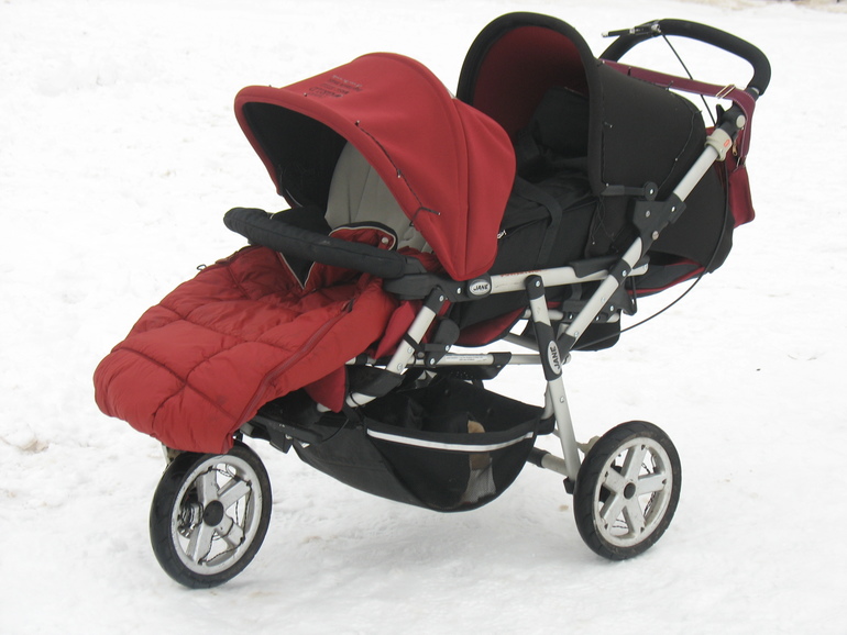Продам коляску для погодок и двойни Jane Powertwin (жане)