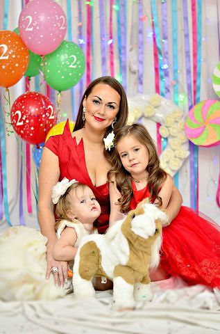 сладкое день рождение Алиночке 2 годика