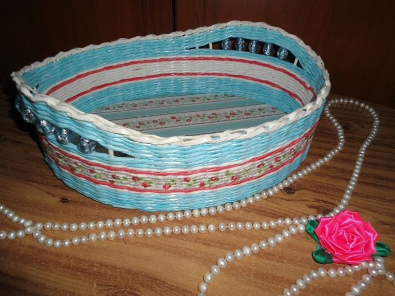 Плетеночки. Из кассовой ленты.