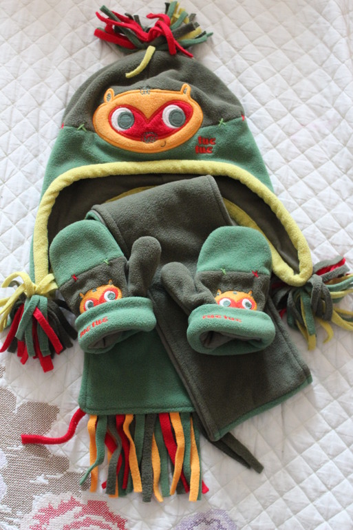 Новый комплект шапка, шарф, варежки. Привезли из Австрии 500 р.