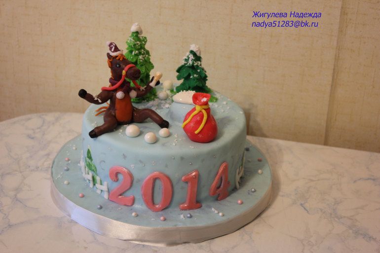 Торт на новый год!