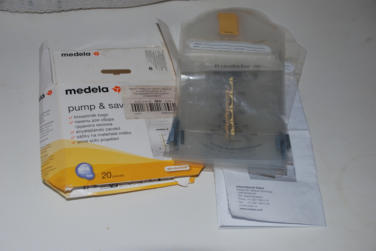 Пакеты для хранения молока Medela, послеродовые трусы