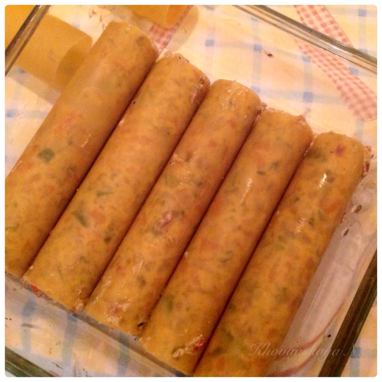 Vegetable cannelloni