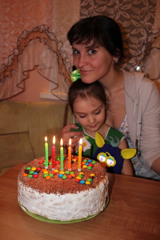 Полинке 5!