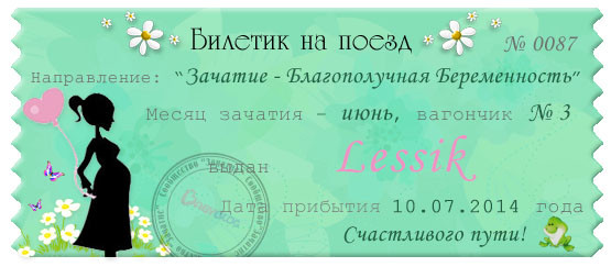 Ну вот теперь и у меня есть билетик