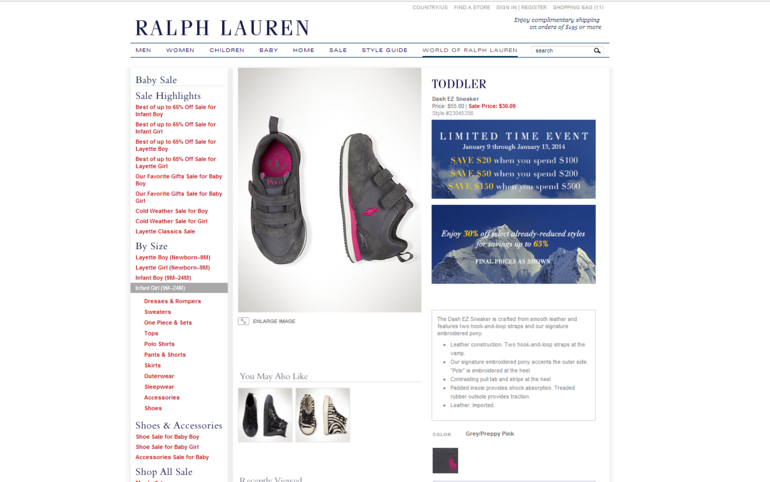 Девочки помогите с размером обуви Ralph Lauren