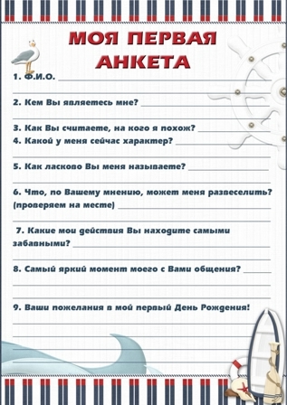 "Морской" набор для дня рождения!