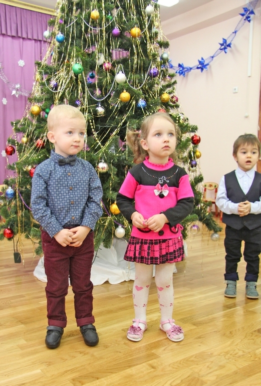Новый год в саду.