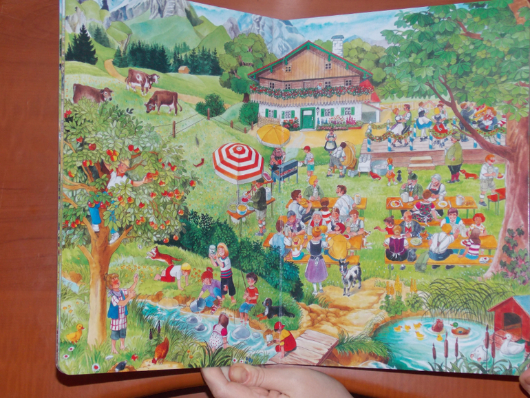 Развороты Das große Wimmelbuch vom Bauernhof by Anne Suess