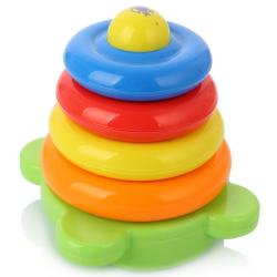 Продам б/у игрушки (Ноев ковчег Kiddieland, заяц-прыгун ELC и пирамидка TOMY). Состояние новых игрушек.