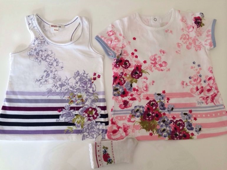 Kenzo. Футболка и шортики 3-4 года