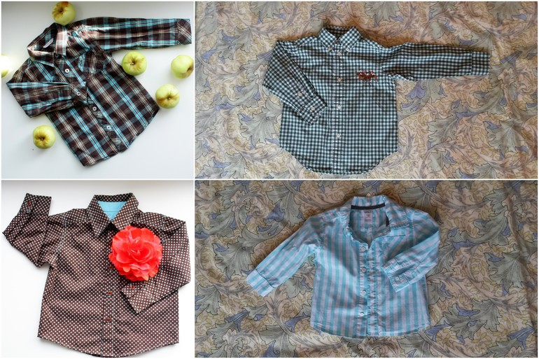 Рубашки д/м hema, carter's, Ralph lauren 18-24