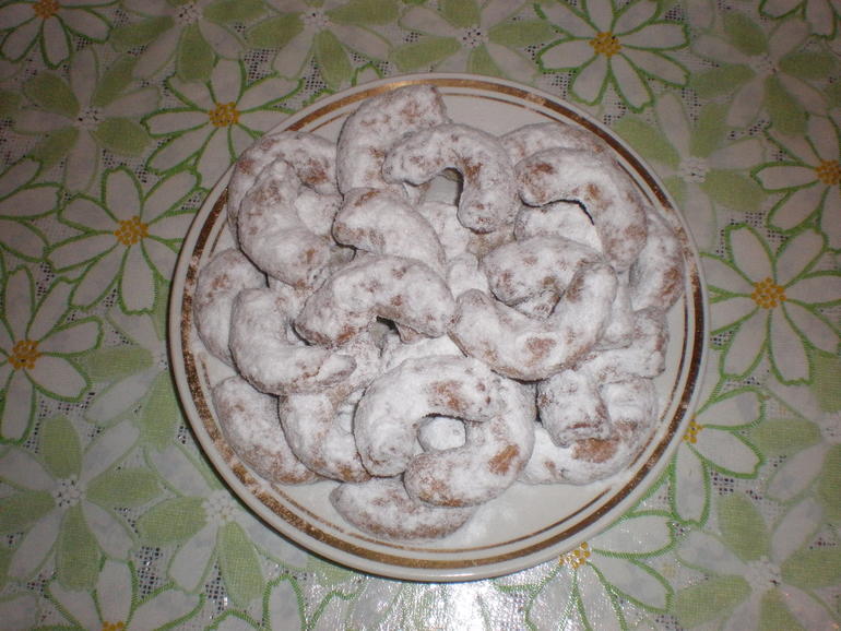 печеньки "коричные рогалики"