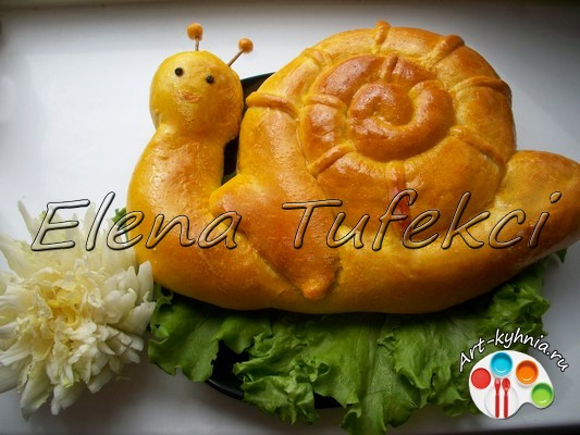 Пирог "Забавная улитка"