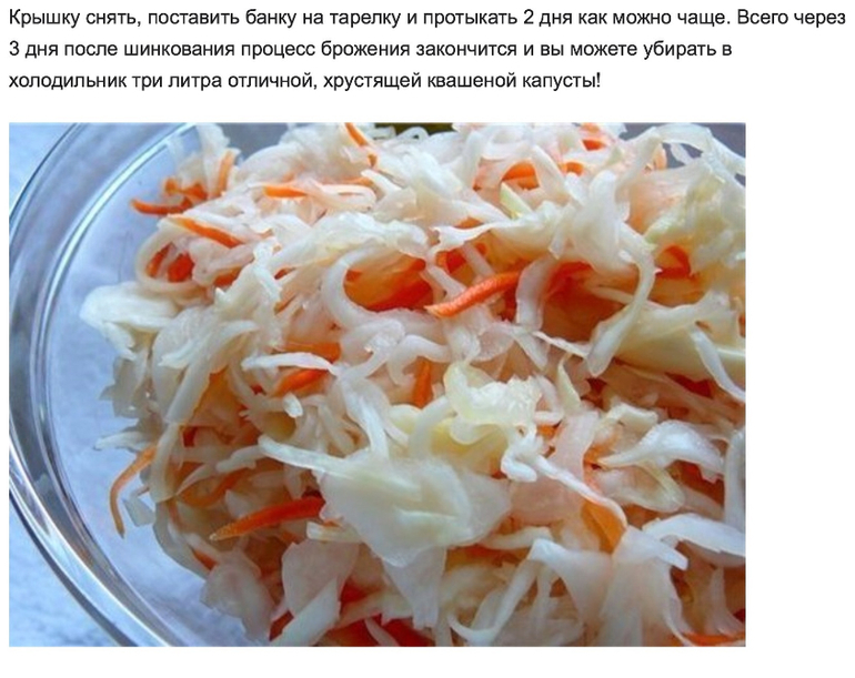 Квашенная капуста