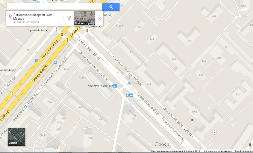 Новые карты Google