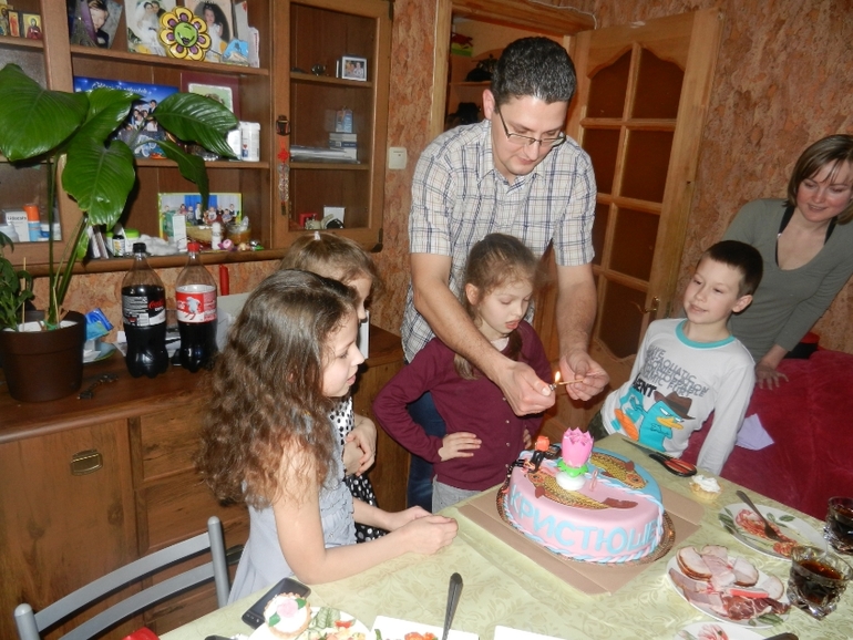 Доче 8 лет!!!