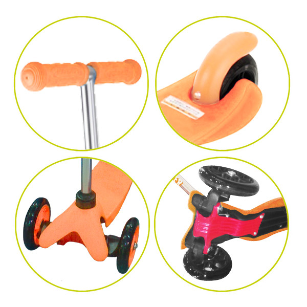 Самокат трёхколёсный Kids Tri Scooter Mini Moove&Fun;
