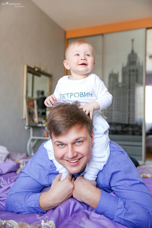 Ванечка с родителями