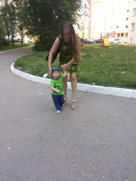 наша прогулка с папой