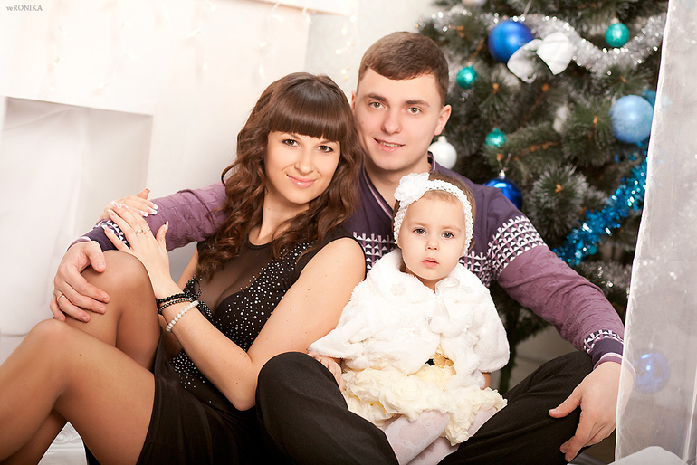 новогодняя фотосессия...