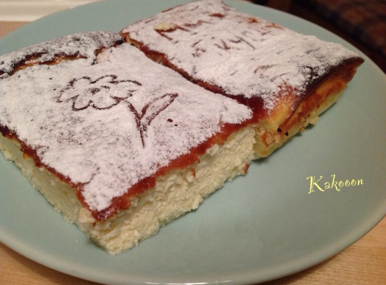 Воздушная творожная запеканка