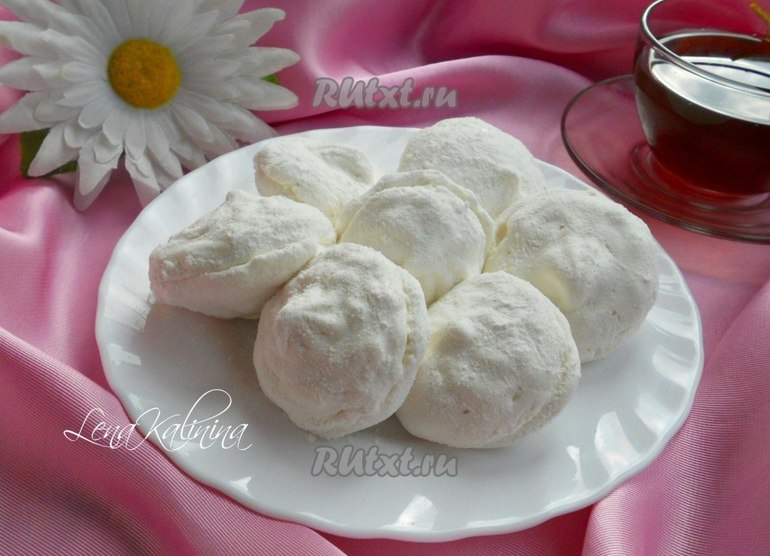 Ванильный зефир от Елены Калининой