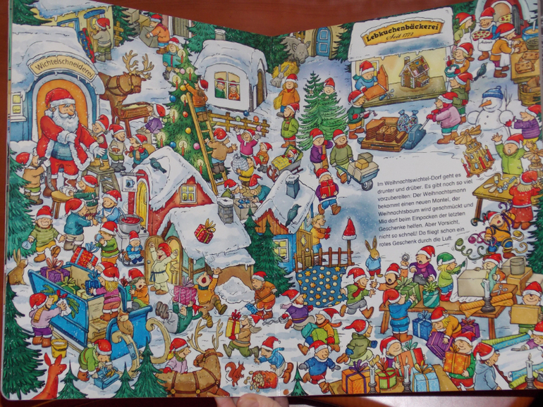 Развороты Meine weihnachtliche Wimmelwelt by Joachim Krause