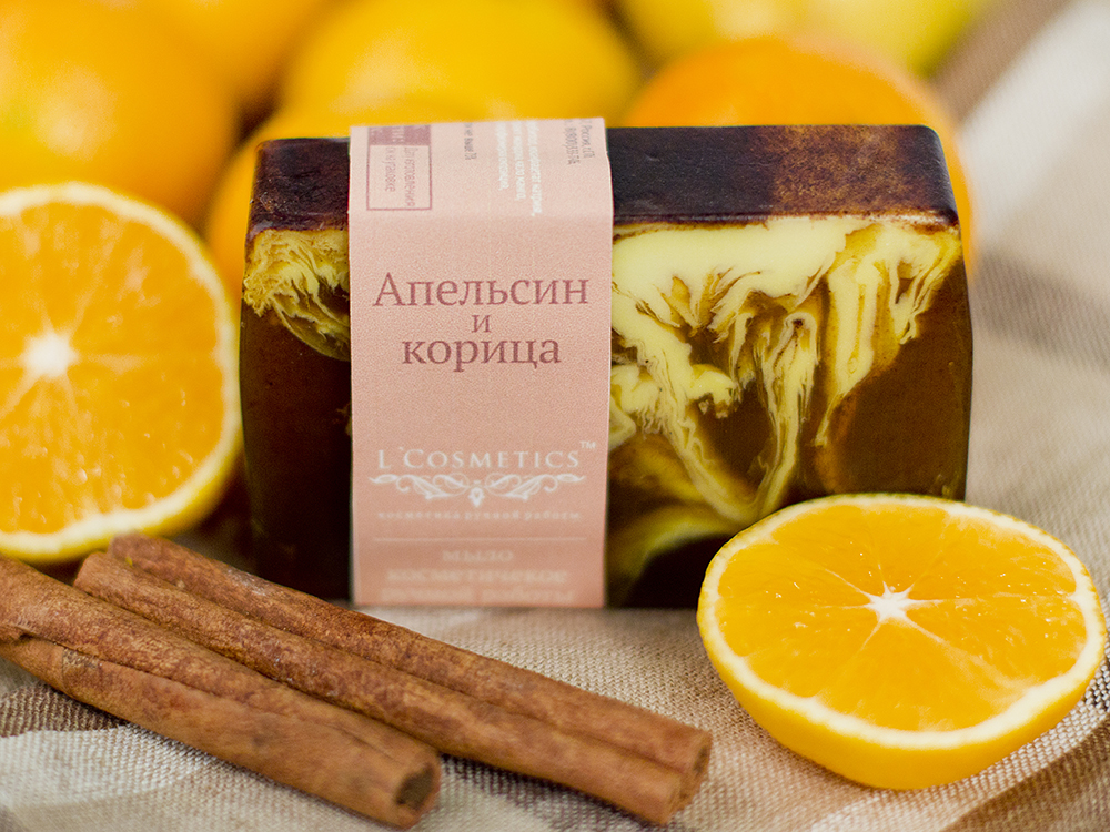 Мыло апельсин с корицей Мыло апельсин с корицей