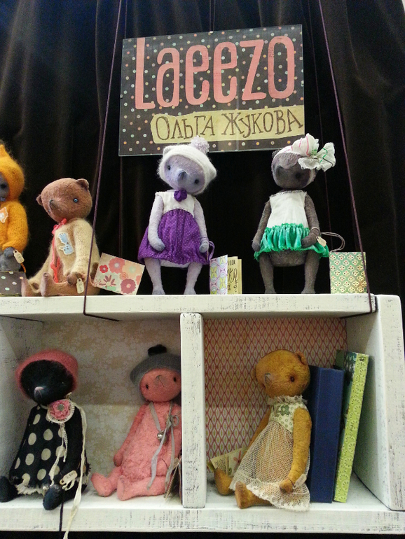 Выставка кукол ручной работы на Тишинке 05.04.
