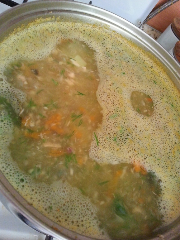 Лёгкий и быстрый рыбный супчик.