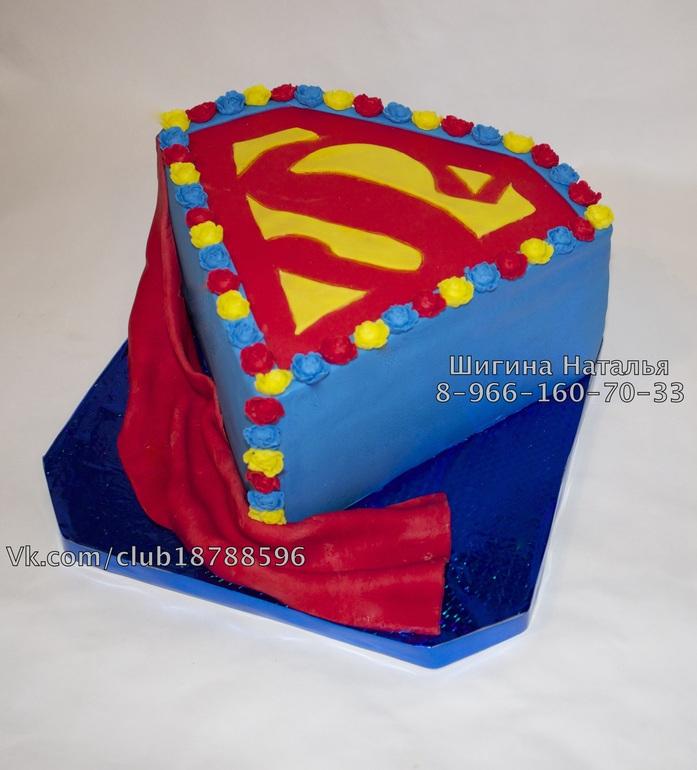Торт супермена