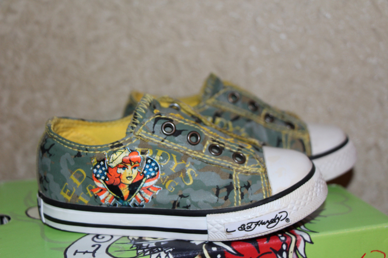 Кеды Ed Hardy р-р 7 (23,5)