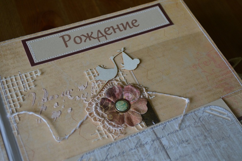 Альбом первого годика для Вареньки