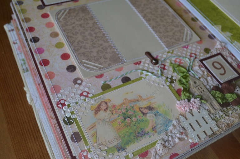 Альбом первого годика для Вареньки