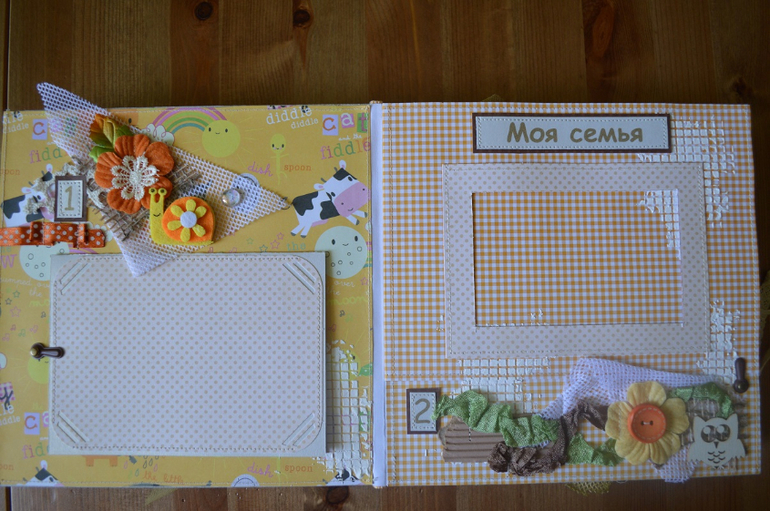 Альбом первого годика для Софьи